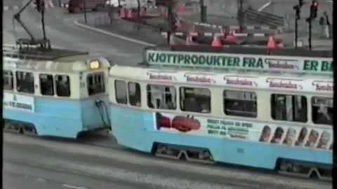 Oslo old tram video