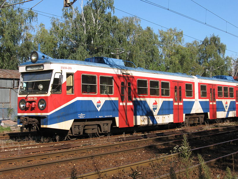 Warsaw suburban tram photo