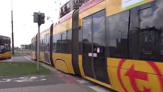 Warsaw tram video