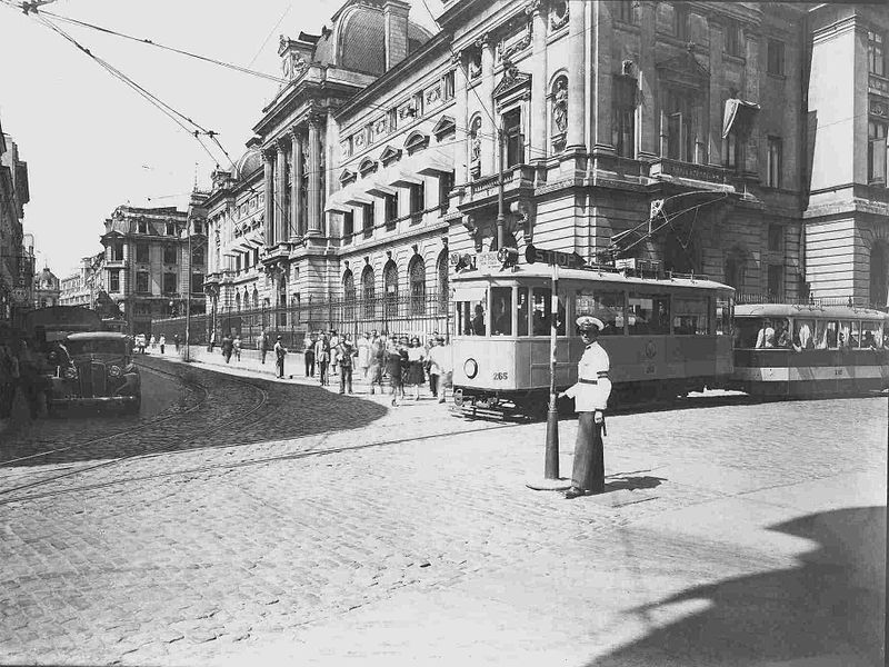 Bucharest pre-war tram 