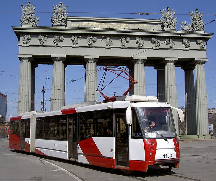 St. Petersburg tram photo