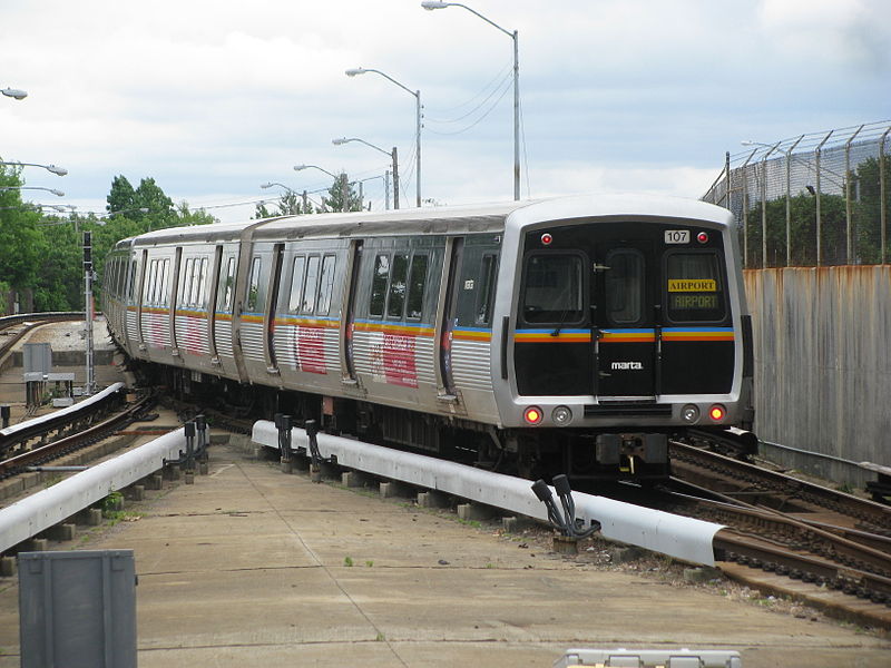 Atlanta rapid transit train