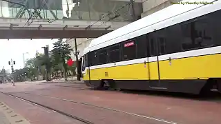Dallas LRT Red Line train video