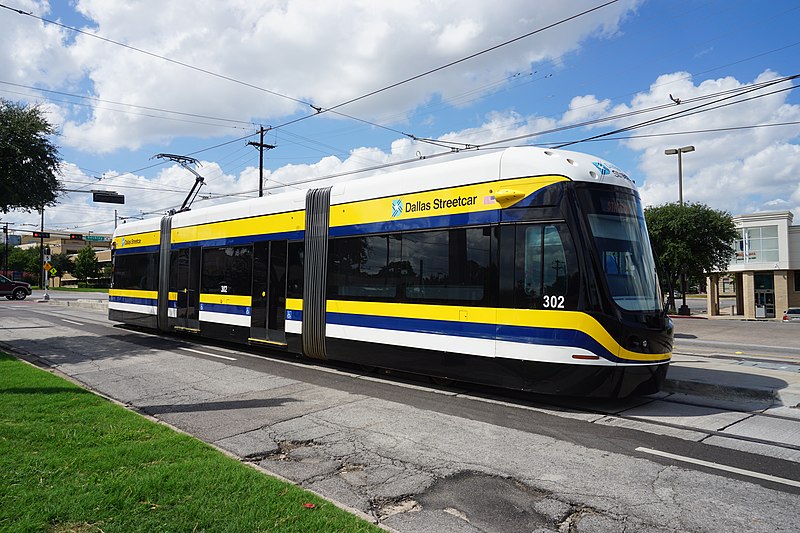 Dallas modern streetcar