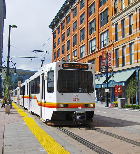 Denver LRT train