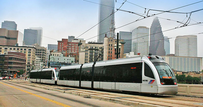 Houston LRT train