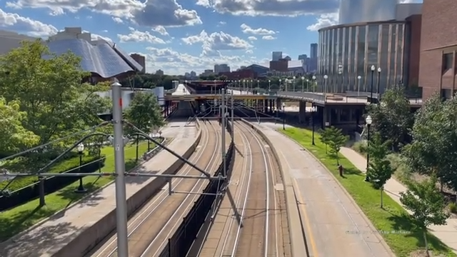 Minneapolis light rail video