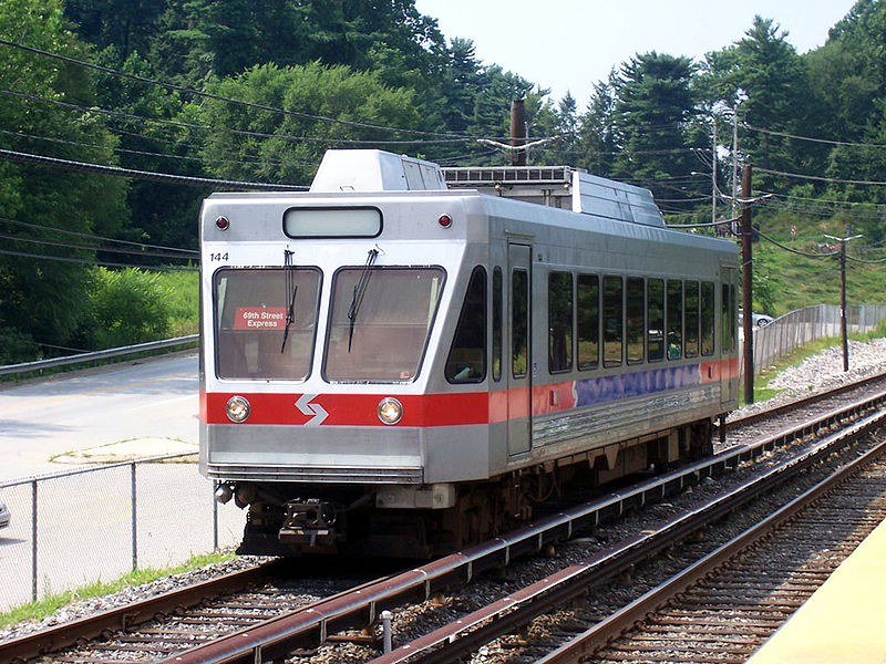 Philadelphia LRT on Norristown route