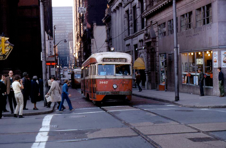 Pittsburgh streetcar photo